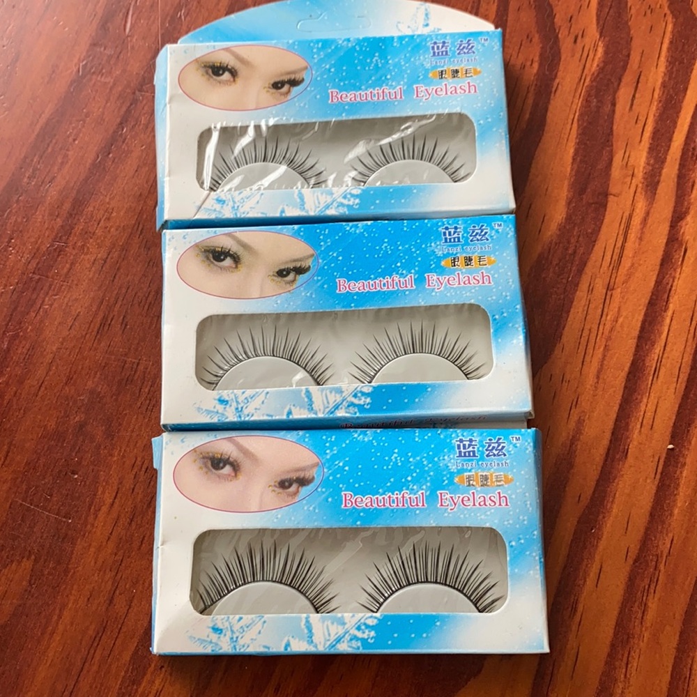 3 Pairs of Brand New False Lashes